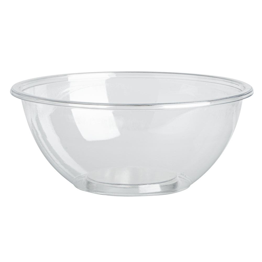 7 oz Round Clear Plastic Salad Bowls - 5