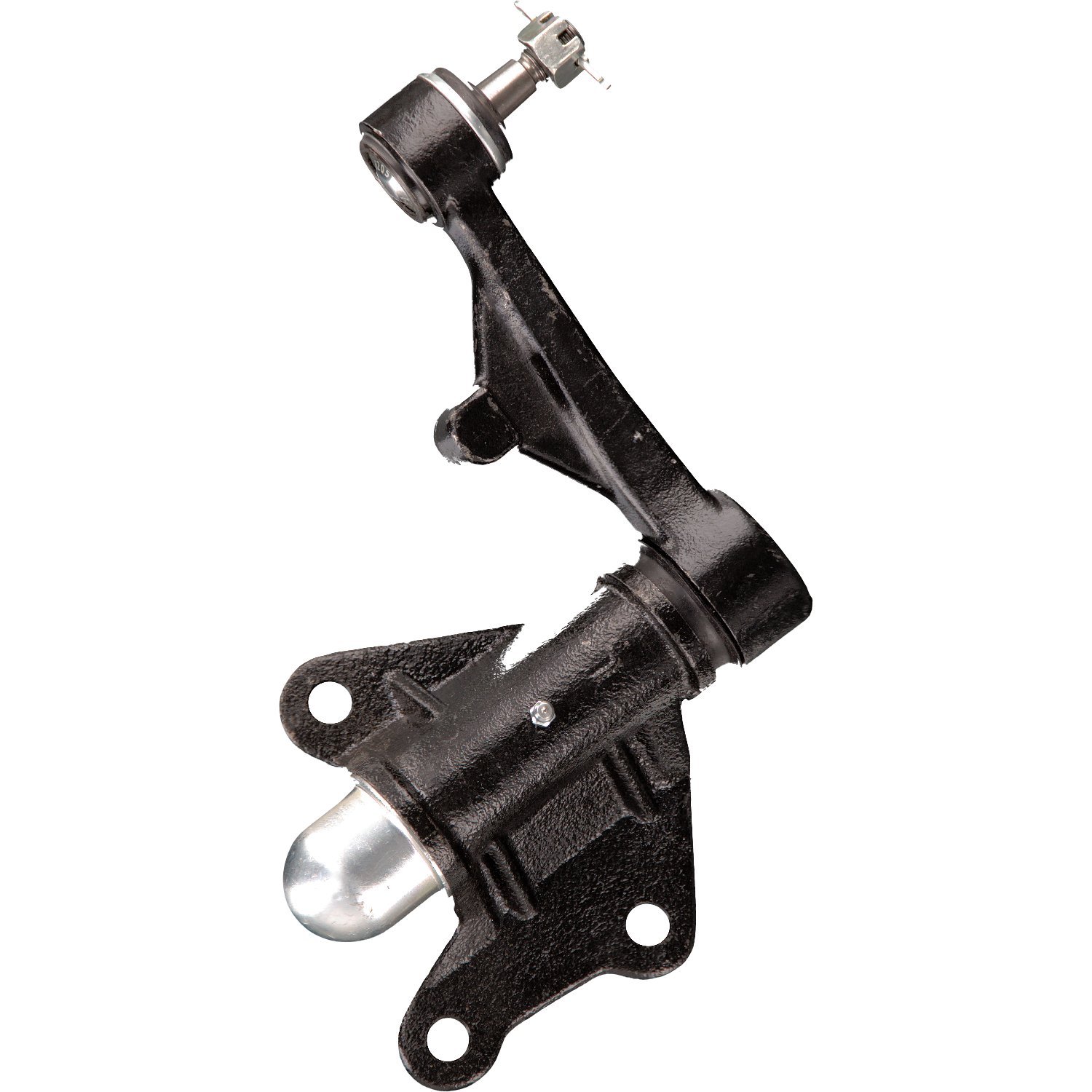 Febi Bilstein 43196 Idler Arm with Castle Nut, Cotter Pin & Grease Nipple - Heavy Duty Steering Component (Pack of 1) for Trucks, SUVs & Off-Road Vehicles
