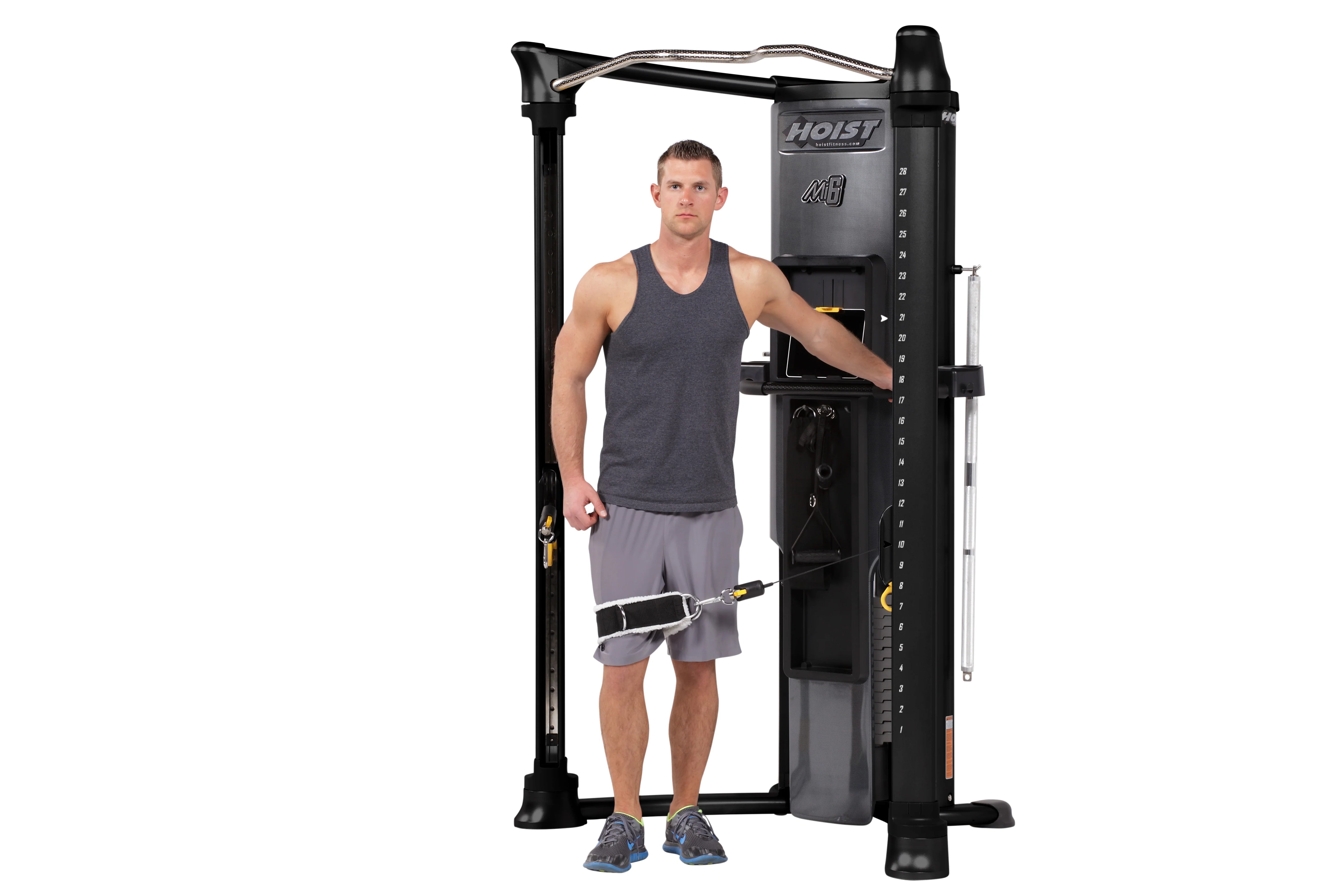 Hoist Mi6 Functional Trainer Home Gym - Full Body Workout Equipment for Strength Training & Fitness - Perfect for Home Gym, Garage, or Small Spaces