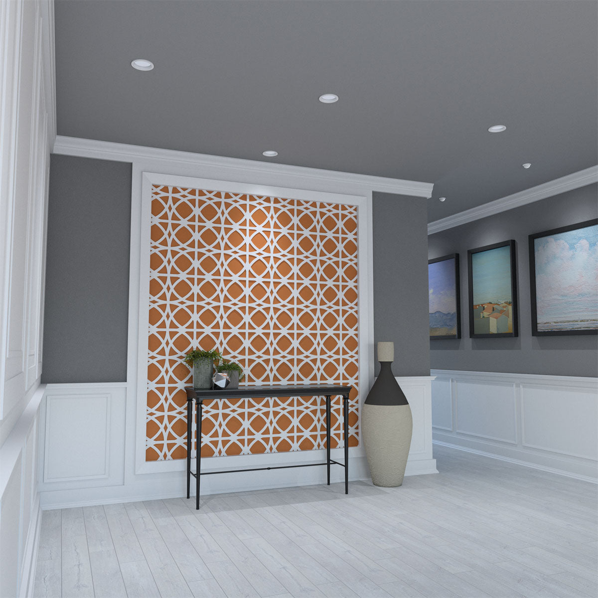 Fleetwood Fretwork Wall Panels - Decorative Wooden Wall Decor for Home & Office - Perfect for Living Room, Bedroom, and Interior Design