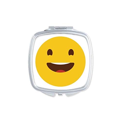 DIYthinker Happy Laugh Cute Cartoon Mirror - Portable Double Sided Compact Makeup Mirror for Travel, Home Vanity & Handbag | Perfect for Makeup, Gifts & Daily Use