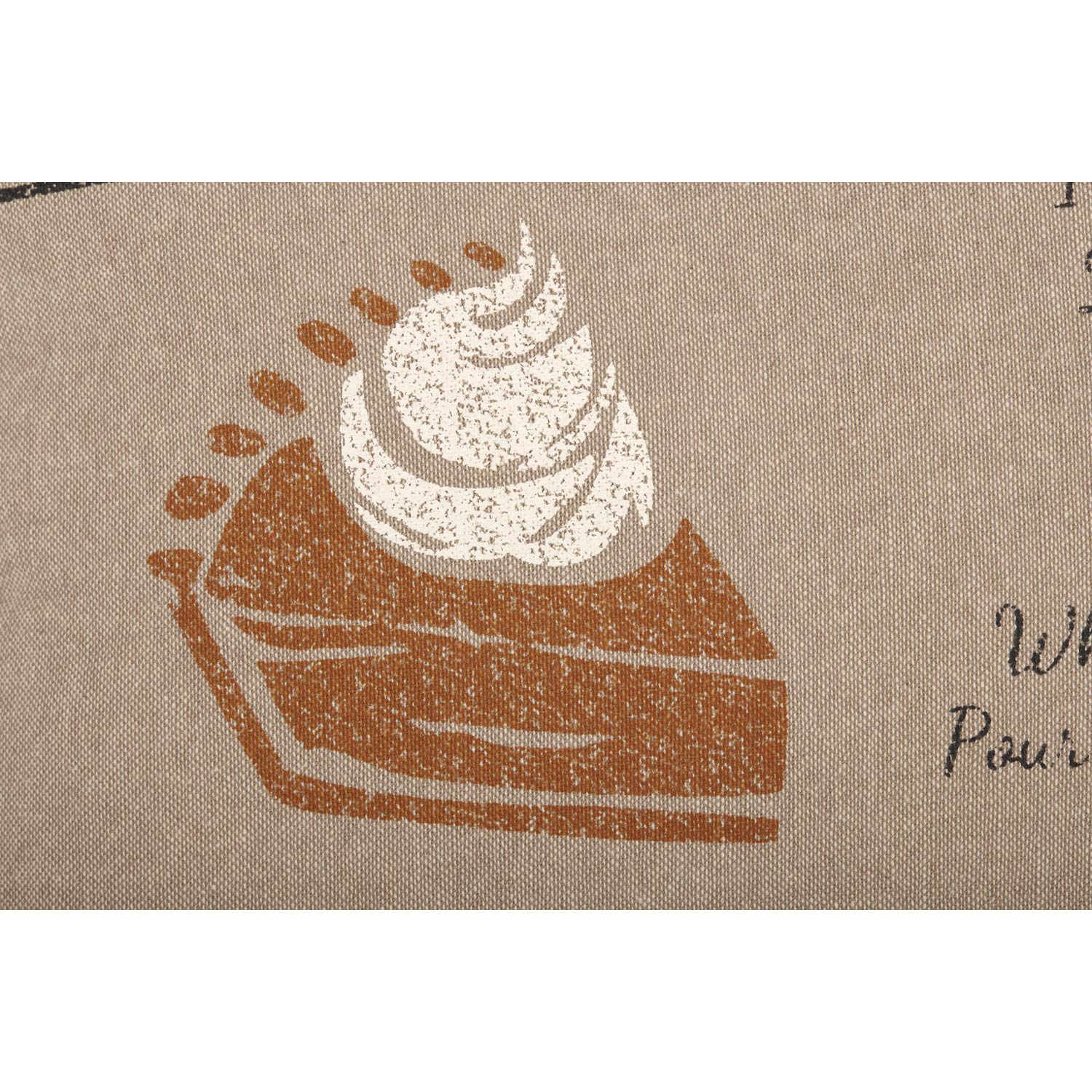 Sawyer Mill Charcoal Farmhouse Fall Holiday Decorative Pillow - 14x22 Inches, Pumpkin Pie Design, Cozy Home Decor for Living Room, Bedroom, and Seasonal Festivities