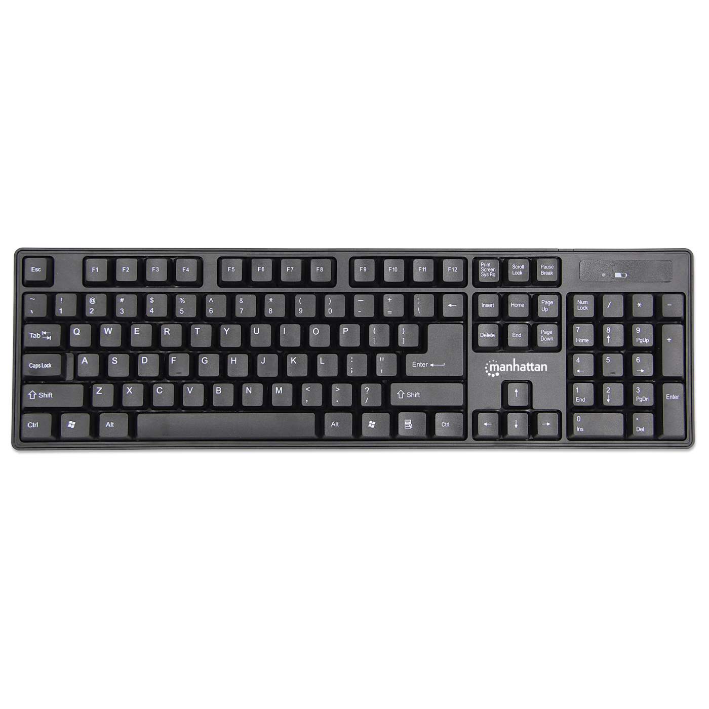Wireless Keyboard and Mouse Combo - 2.4GHz Ergonomic Optical USB Set for PC, Laptop, Mac - Perfect for Home, Office, and Gaming Use
