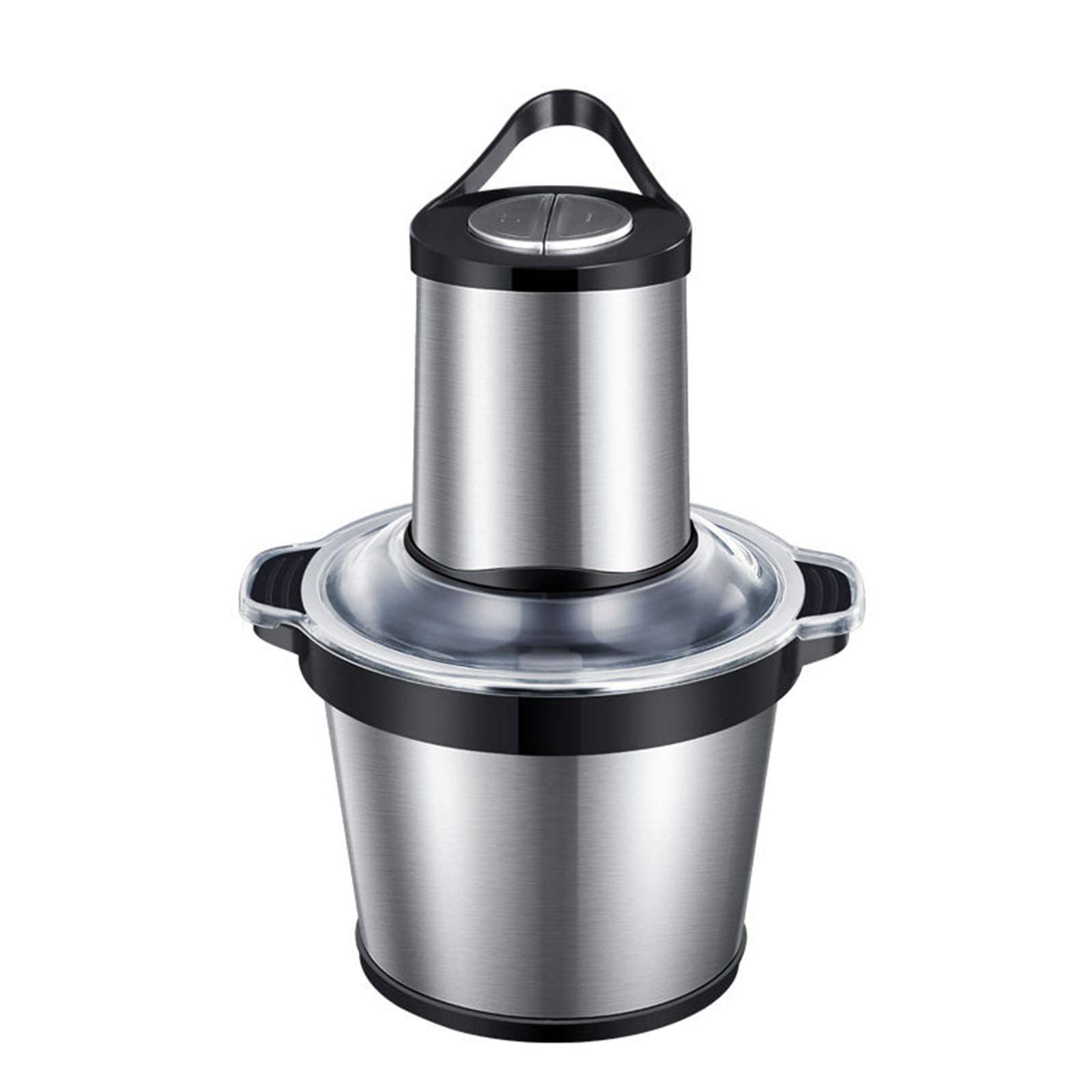 Premium 3L Stainless Steel Food Processor & Meat Grinder - Powerful Chopper for Meat, Vegetables, Fruits, Nuts - Includes Durable Stainless Steel Bowl & Sharp Blades - Perfect for Home Cooking, Meal Prep & Healthy Smoothies