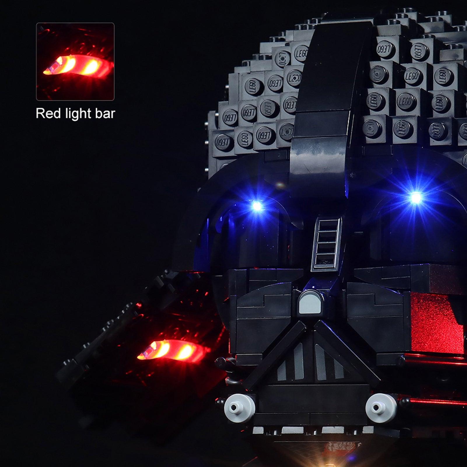Lego Star Wars Darth Vader Helmet 75304 Light Kit - LED Lighting Set for Model Display & Collection Enhancement - Perfect for Home Decor, Gift & Star Wars Fans