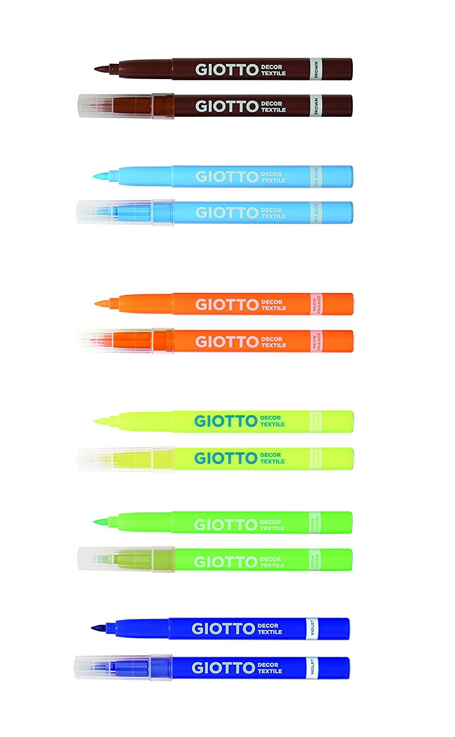 12 Pack Fabric Markers for DIY Crafts, Home Decor & Clothing Customization - Washable & Permanent Textile Pens for T-Shirts, Pillows & Canvas Art Projects