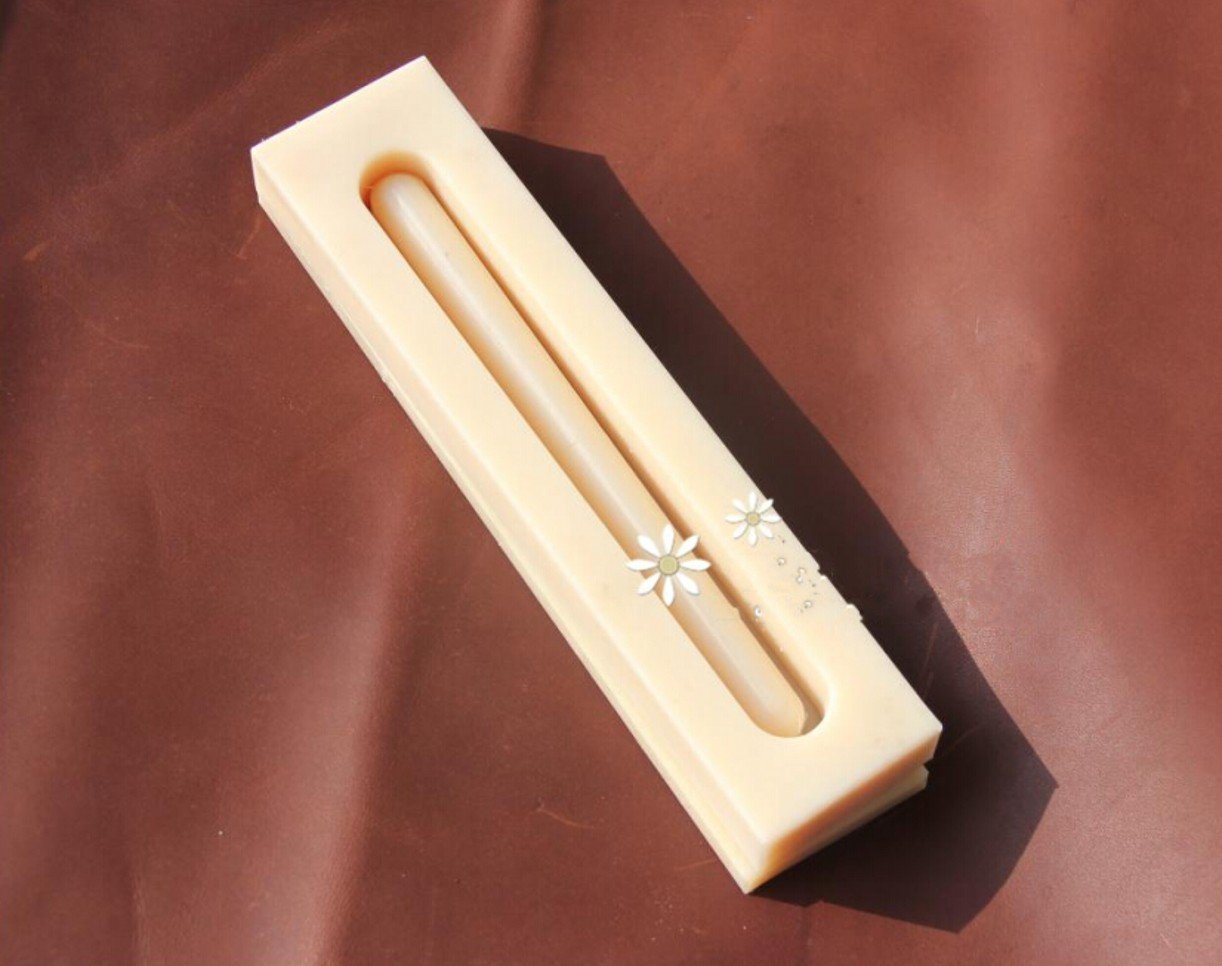 Handmade Leather Craft Tool - Leather Mold Pen & Cigar Case Mold for Leatherworking DIY Projects | Perfect for Leather Stamping, Cigar Case Making & Crafting Accessories