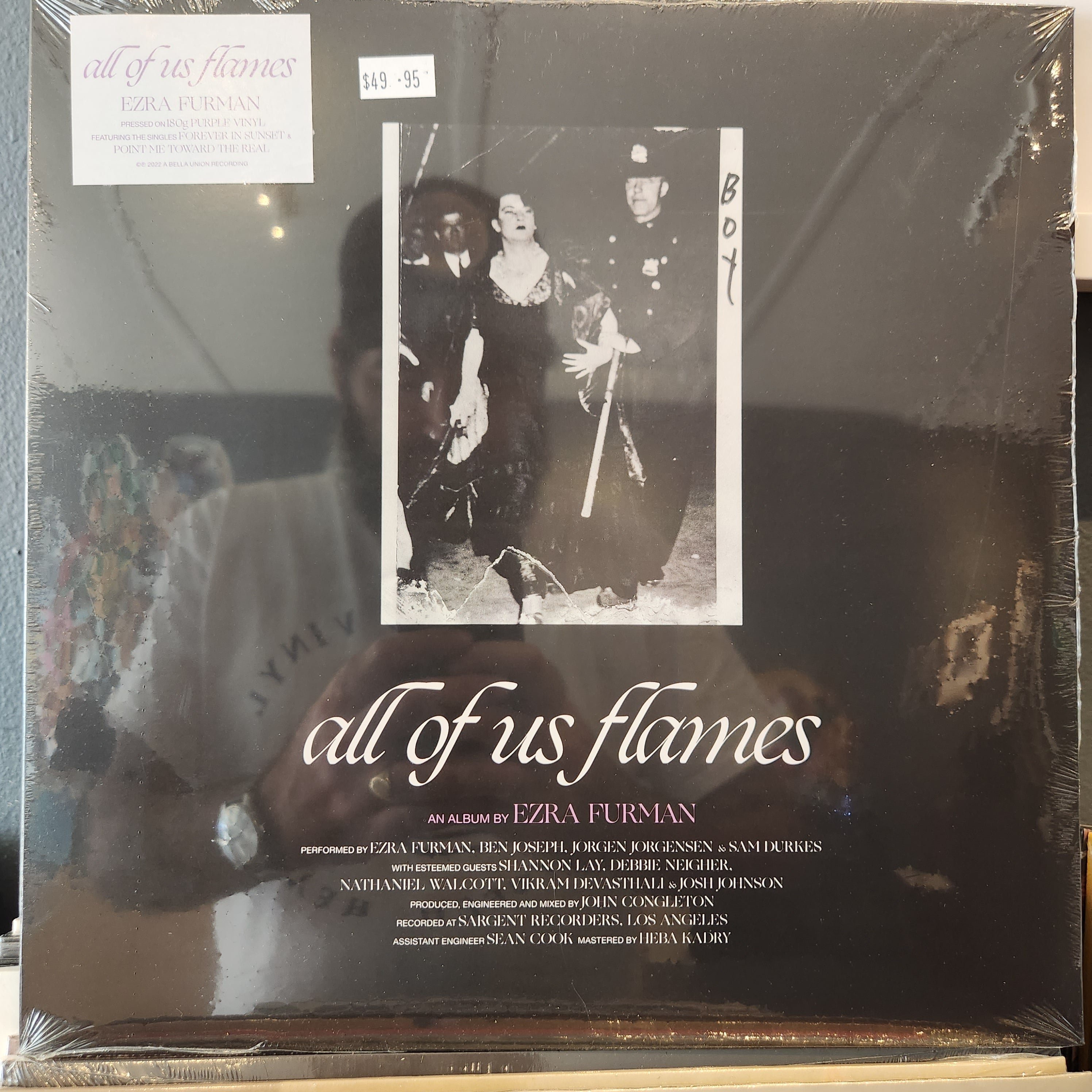 Ezra Furman - All of Us Flames Vinyl LP Record | Indie Rock Music Album for Home Listening & Vinyl Collectors