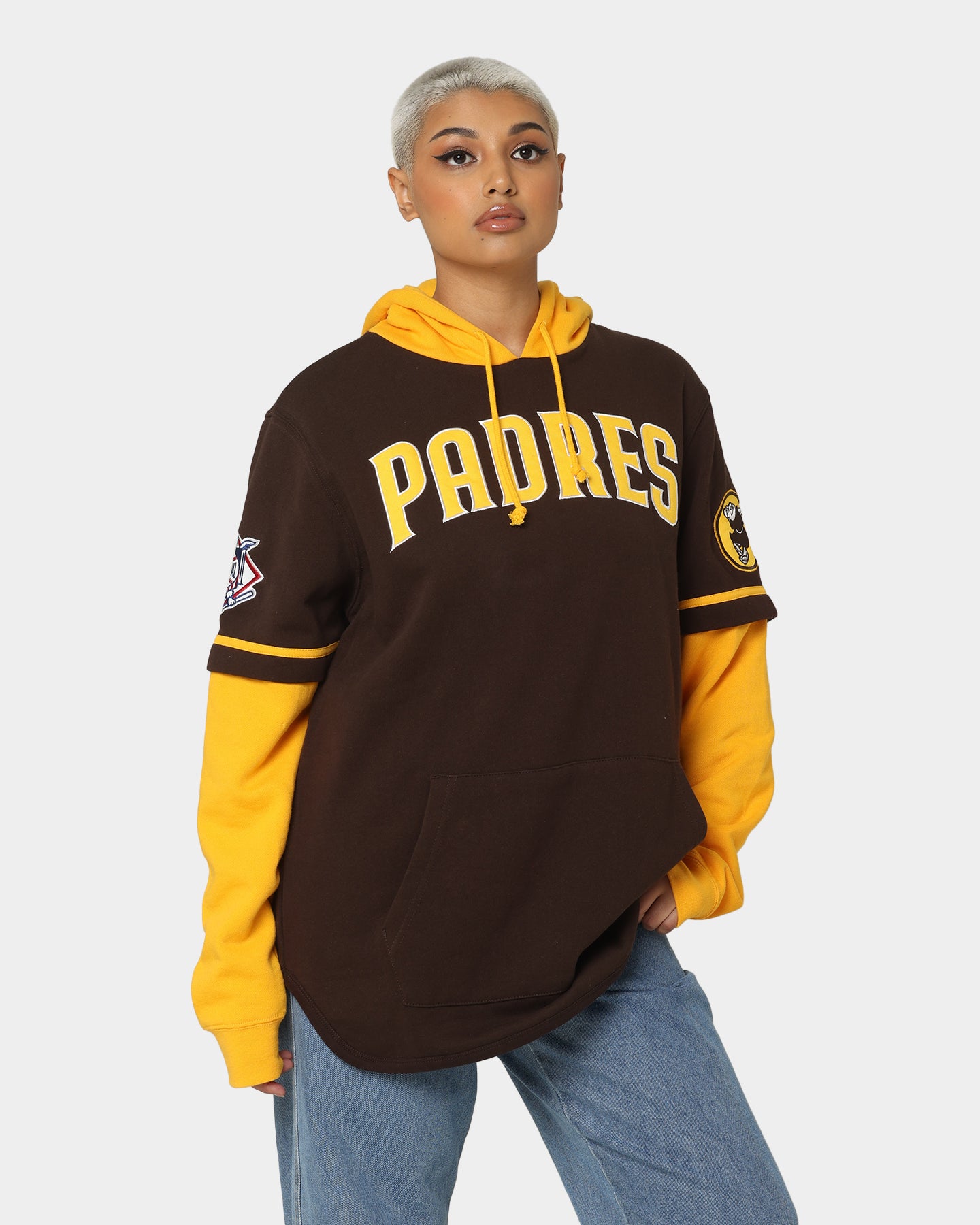 47 Brand San Diego Padres Shortstop Hoodie - Brown MLB Baseball Fan Apparel for Men & Women - Perfect for Game Day & Casual Wear