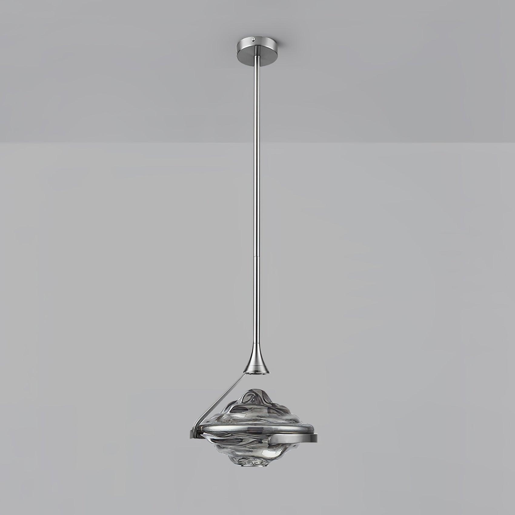 Elegant Diamond Crystal Pendant Lamp - Modern Chandelier Lighting for Dining Room, Bedroom & Living Room Decor