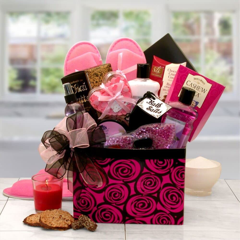 1 Piece Spa Day Getaway Gift Box Set - Relaxation & Self Care Kit for Women, Perfect Birthday/Anniversary/Mother's Day Present - Use at Home for Ultimate Pampering Experience