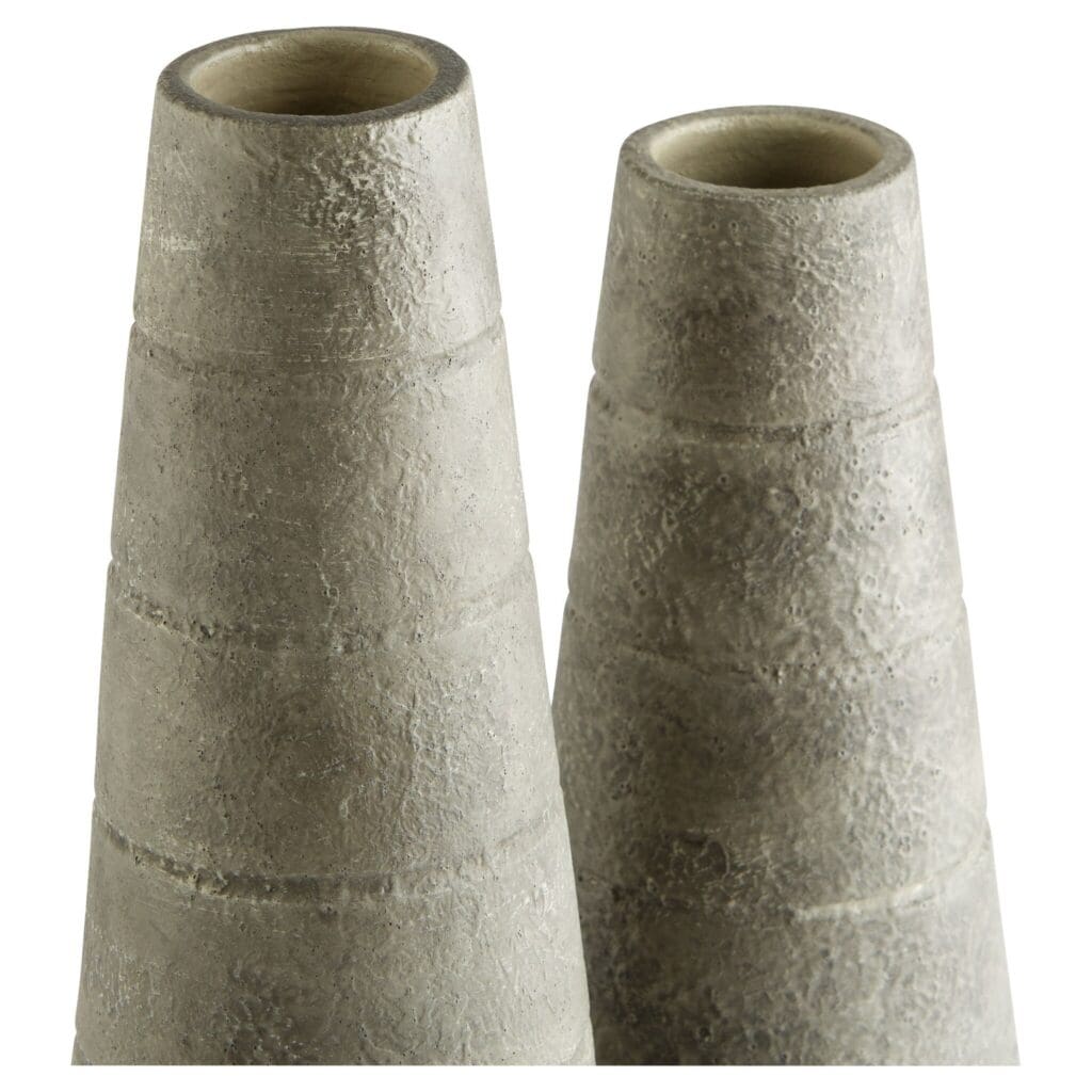 Cyan Design 11579 Thera Vase - Large Grey Ceramic Vase for Home Decor, Living Room Centerpiece, Wedding & Event Floral Arrangements