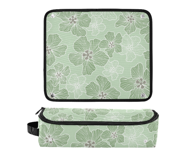 Premium Hair Tool Travel Organizer Bag - Durable & Stylish Green Carry Case for Curling Irons, Straighteners & Blow Dryers - Perfect for Vacations, Gym, & On-the-Go Styling
