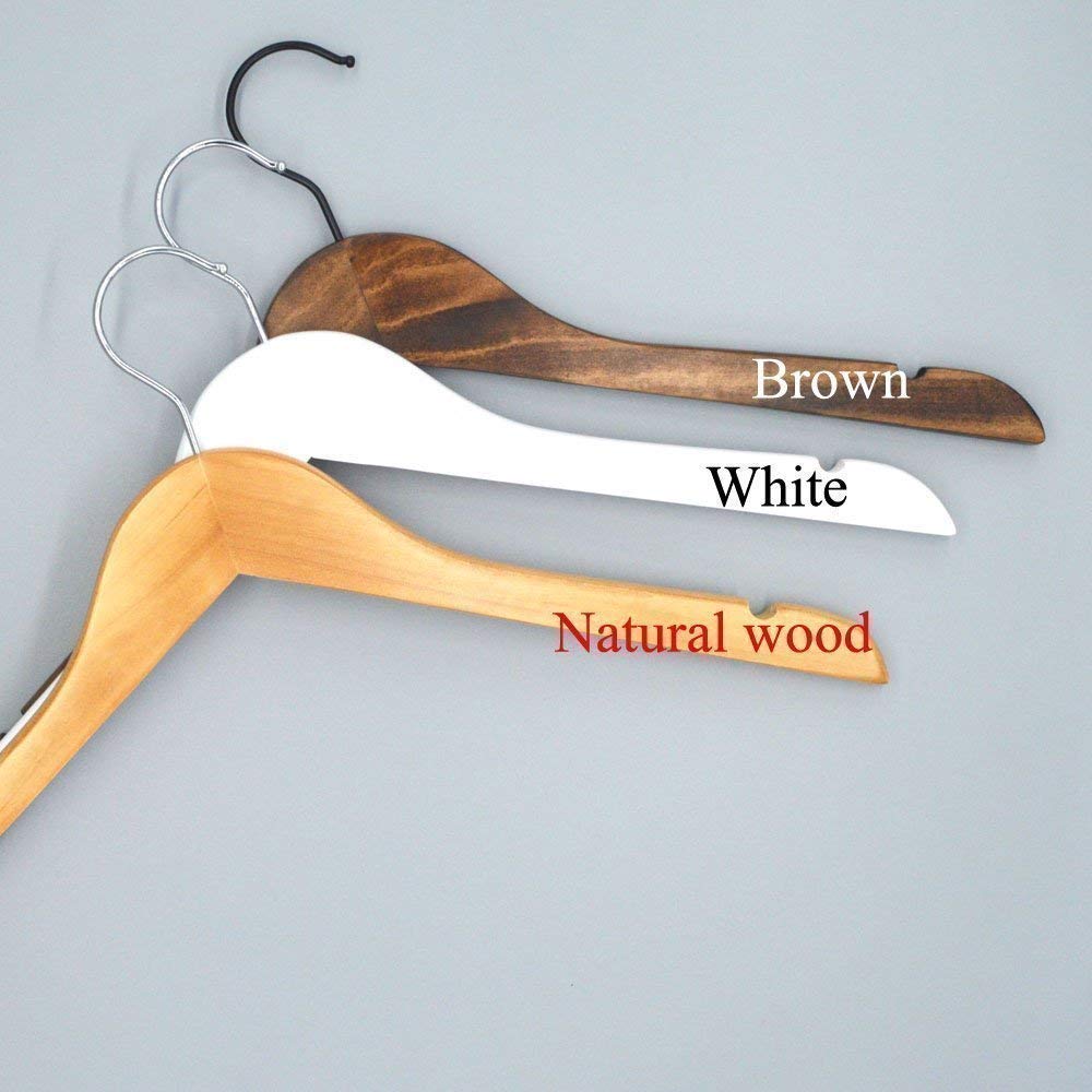 Personalized Wooden Bride Hanger - Custom Wedding Hanger with Engraved Name - Perfect for Bridesmaids, Maid of Honor & Doctor Brides - Unique Gift for Weddings & Bridal Showers