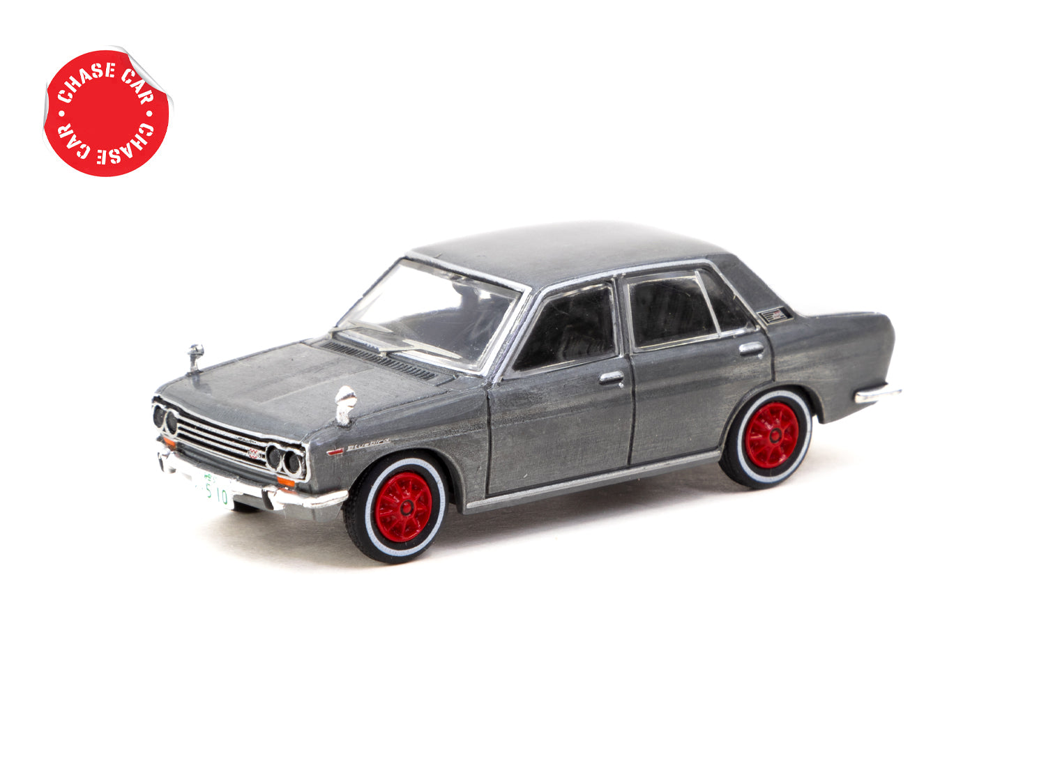 J Collection 1/64 Scale Datsun Bluebird 1600SSS P510 Diecast Model Car - Red Color - Perfect for Collectors, Display & Racing Scenes