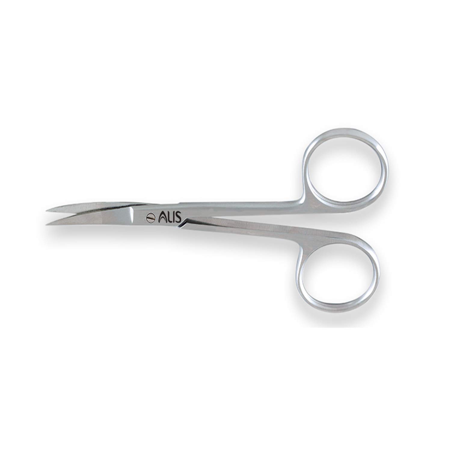 Professional Curved Nose & Eyebrow Scissors for Men - Precision Grooming Tool for Beard, Mustache & Facial Hair Trimming - Stainless Steel Blade - Perfect for Home & Salon Use