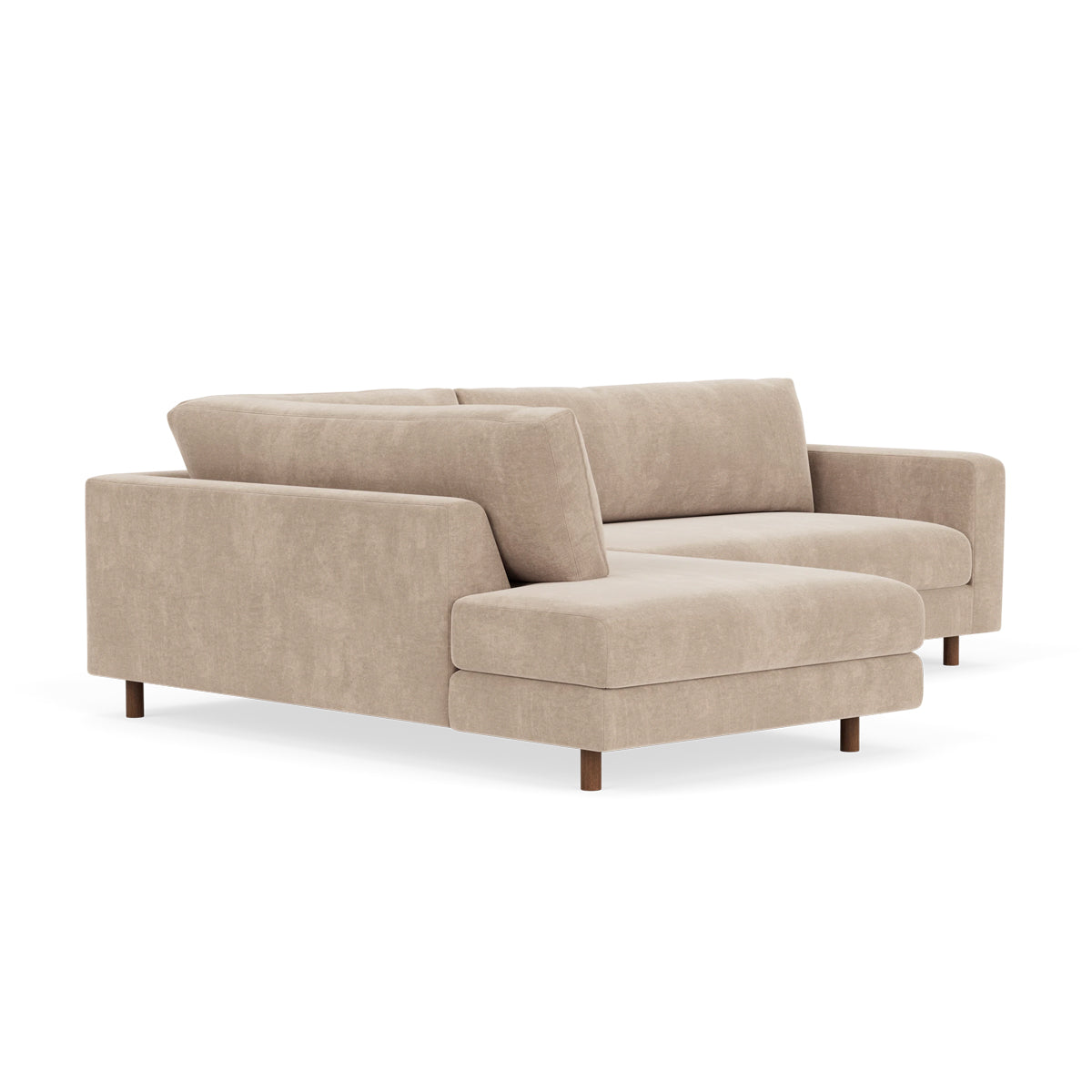 Douglas Fabric Left Corner Sofa - Modern L-Shaped Sectional Couch for Living Room, Lounge & Small Spaces | Comfortable & Stylish Home Furniture