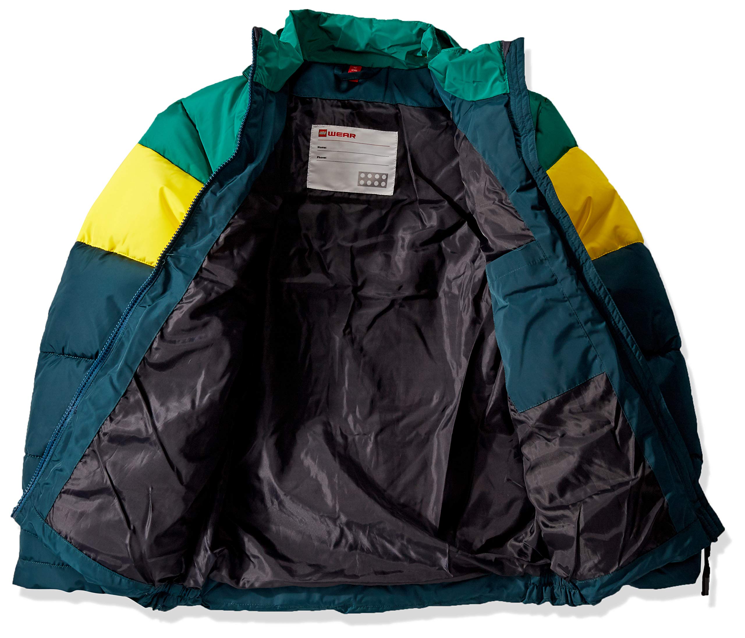 LEGO Wear Kids Jacket with Detachable Hood & Phone Pocket - Waterproof Windbreaker for Boys & Girls - Perfect for School, Outdoor Play & Winter Activities