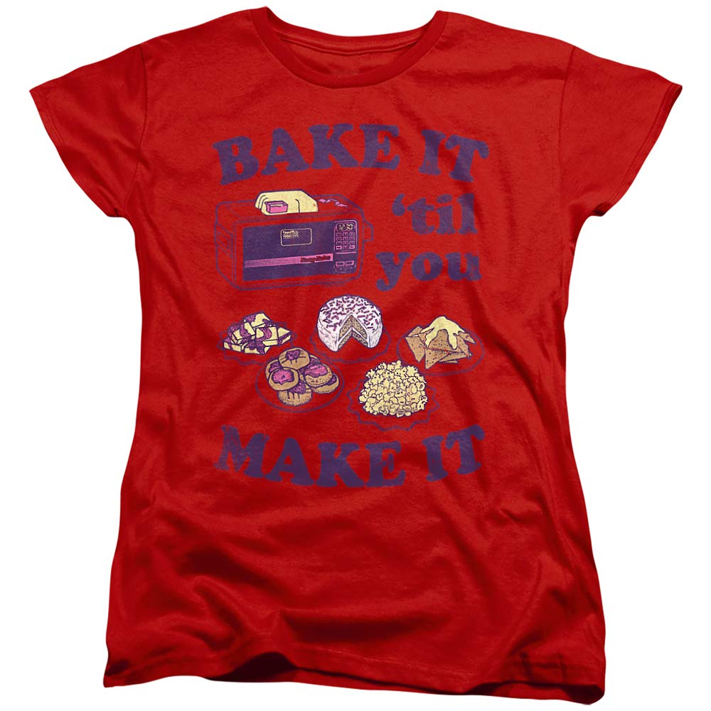 Easy Bake Oven Bake It Til You Make It Women's T-Shirt | Funny Baking Gift for Women & Girls | Perfect for Bakers, Cooking Enthusiasts & Birthday Gifts