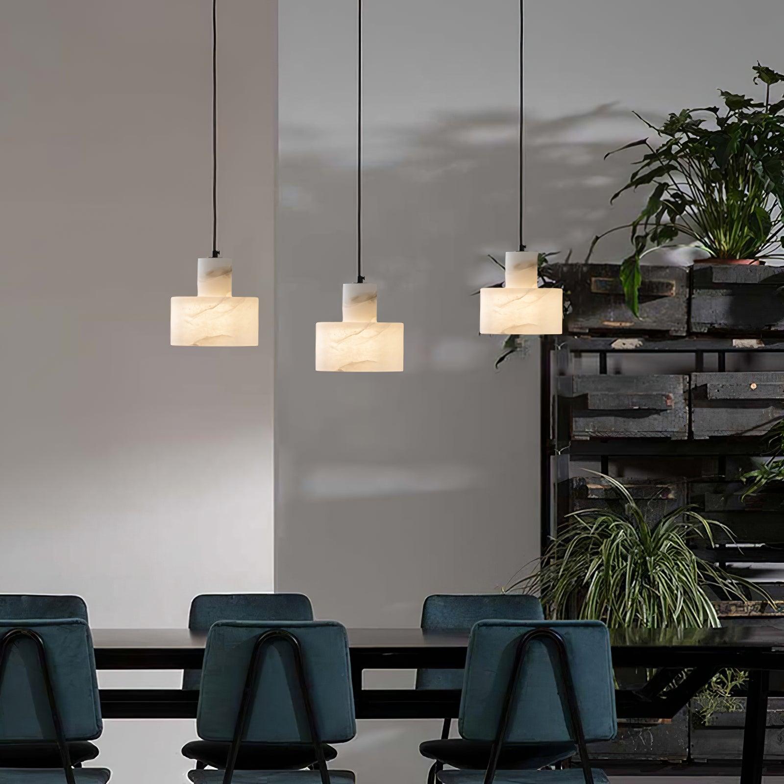 Modern Cyls Pendant Lamp - Sleek Hanging Light Fixture for Kitchen Island, Dining Room & Bedroom Decor - Energy Efficient LED Ceiling Light
