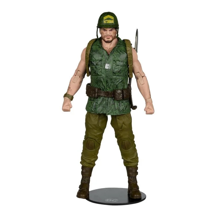 DC Multiverse Sergeant Rock Collector Edition Action Figure - Premium Collectible for DC Fans, Display & Play - Perfect for Home Decor, Office Display & Comic Book Collections
