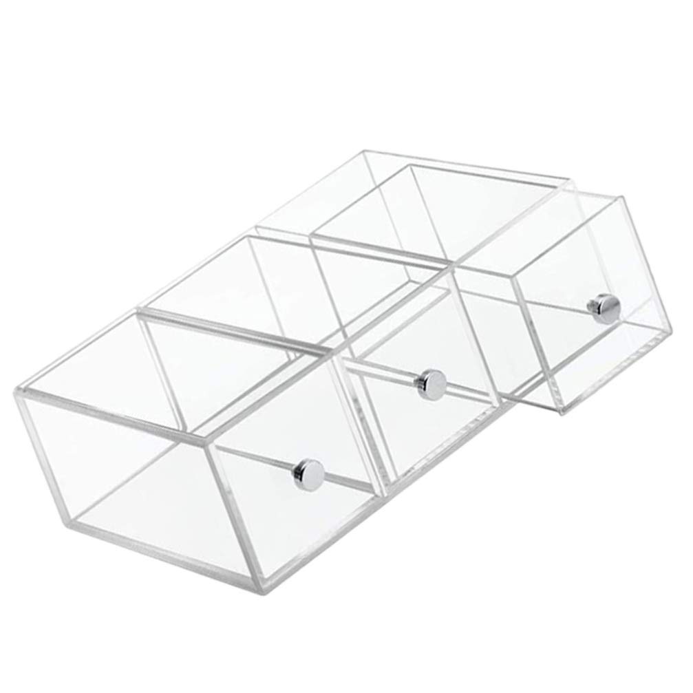 UPKOCH 1pc Clear Acrylic Tea Storage Box - Airtight Kitchen Organizer for Tea Bags, Coffee Pods & Spices | Perfect for Pantry, Countertop & Bathroom Cosmetic Storage (Transparent)