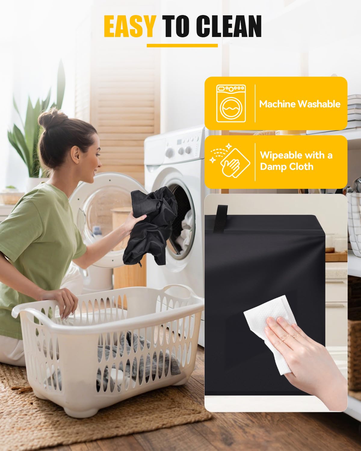 Waterproof & Dustproof Anti-Static 600D Oxford Cover for Ninja Professional Slushie Machine FS301/SLUSHi FS301C - Protective Lid for Frozen Drink Maker, Black | Perfect for Home Bars, Parties & Outdoor Events