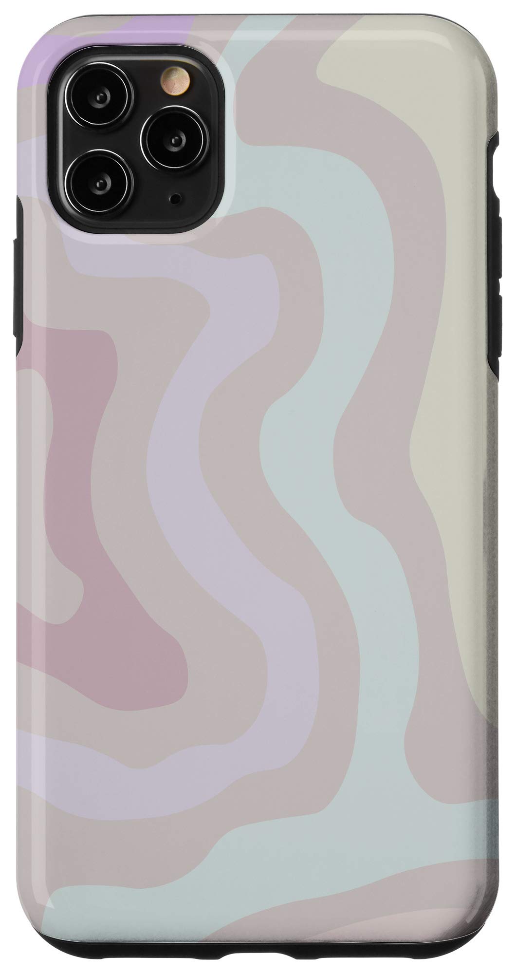 iPhone 11 Pro Max Case - Liquid Swirl Abstract Retro Design Protective Cover | Shockproof Slim Fit Phone Case for iPhone 11 Pro Max | Perfect for Daily Use, Travel & Outdoor Activities