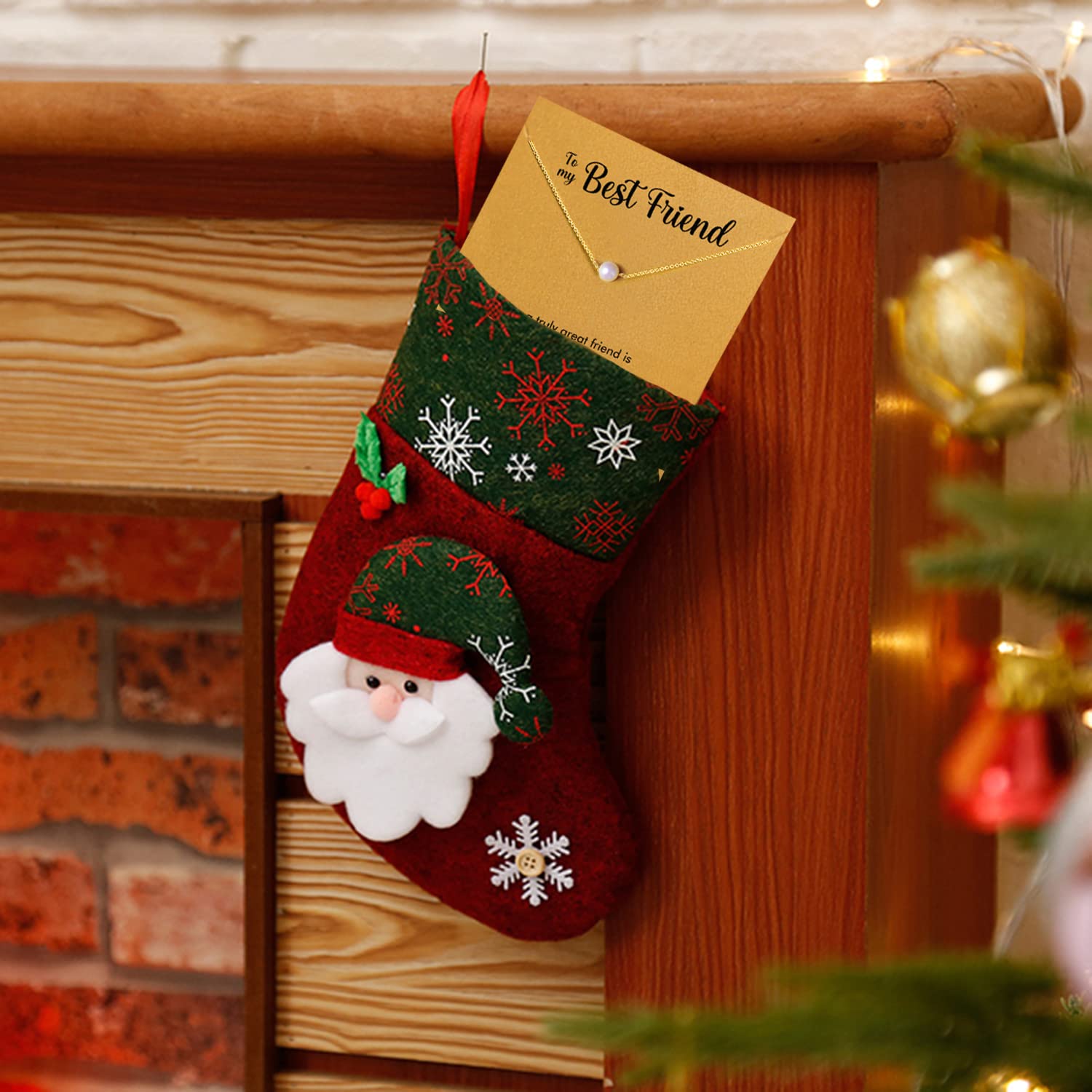 Best Sister Necklace for Women - Unique Sister Gifts & Best Friend Jewelry - Christmas, Birthday, Graduation Present with Wish Card - Perfect for Sisterhood Bonding, Special Occasions and Heartfelt Moments