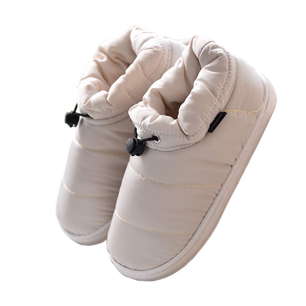Women's Memory Foam Bootie Slippers - Warm Fuzzy Indoor/Outdoor House Shoes with Arch Support - Cozy Winter Footwear for Home, Office & Travel