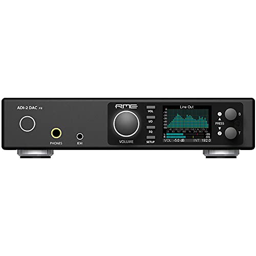 RME ADI-2 DAC High-Resolution USB Audio Converter with 3 XLR Cables, Cable Ties & Extended Warranty | Professional Studio & Home Audio Setup for Music Production, DJing & Audiophile Listening