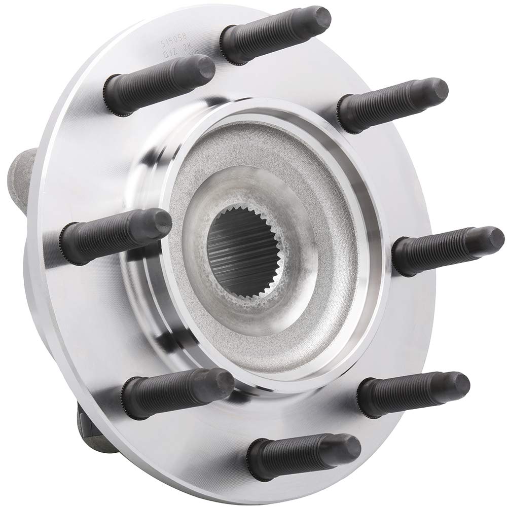 2-Pack 515058 Front Wheel Hub Bearing Assembly for 4WD Chevrolet Avalanche 2500, Silverado 1500/2500/3500 & GMC Sierra 1500/2500/3500, Yukon XL 2500, Hummer H2 - Heavy Duty Replacement for Off-Road & Towing