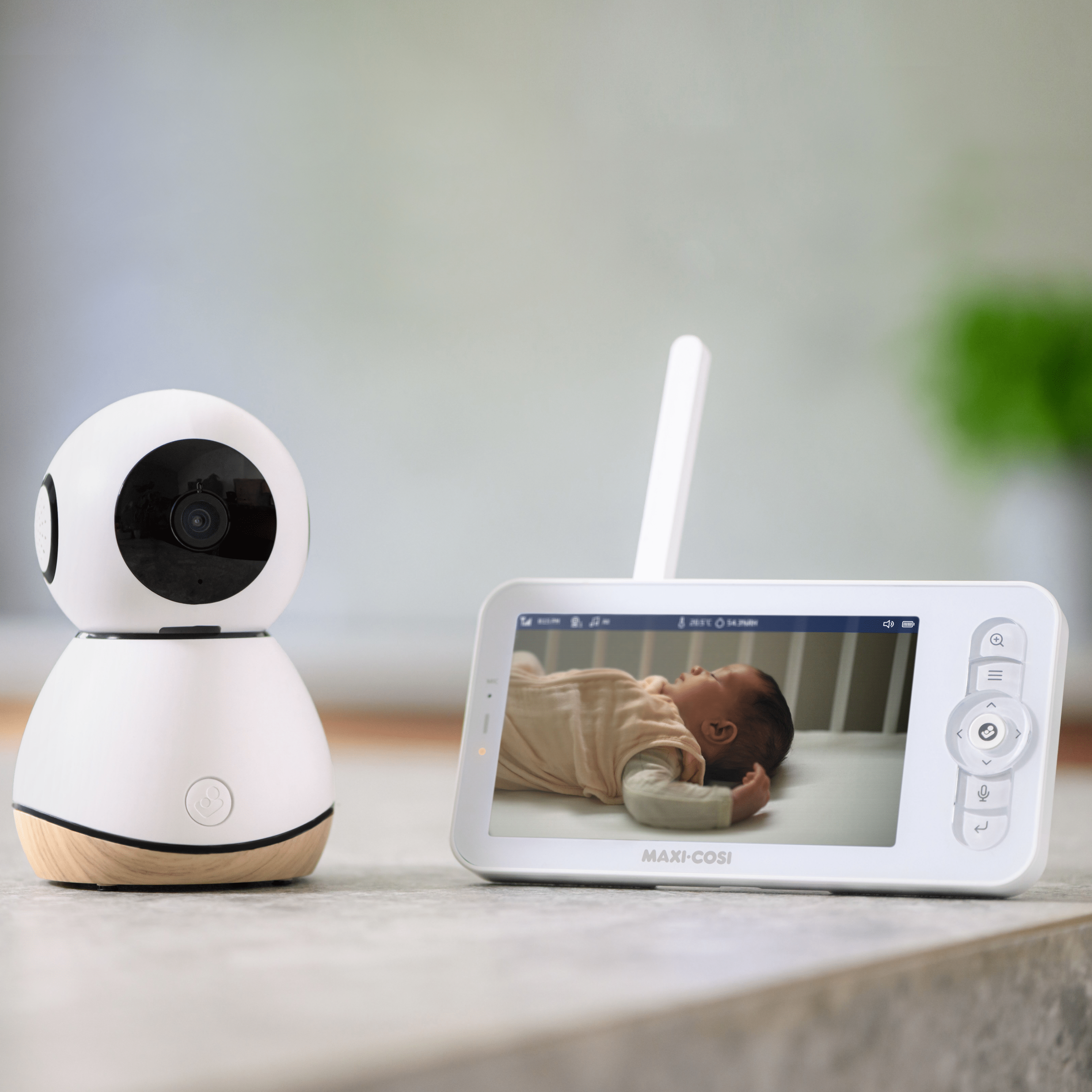 Maxi Cosi See Pro Baby Monitor with HD Camera & Night Vision - Real-Time Video & Audio for Safe Sleep Monitoring - Perfect for Nursery, Travel & Home Use