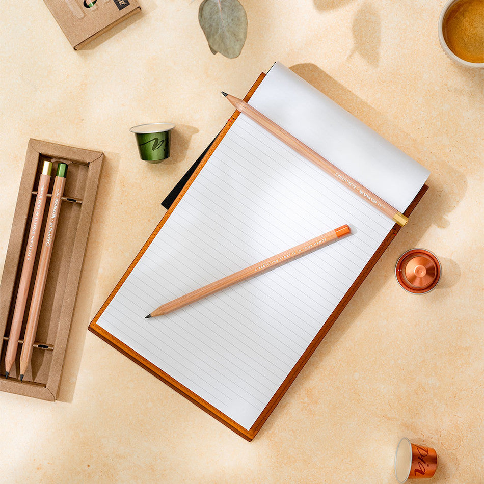 Premium Caran d'Ache Set of 3 Graphite Pencils - FSC Certified Nespresso Limited Edition for Artists & Sketching - Perfect for Drawing, Sketching & Office Use