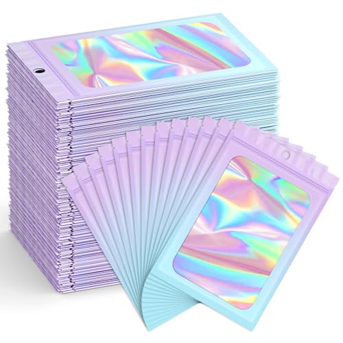 Holographic Purple Blue