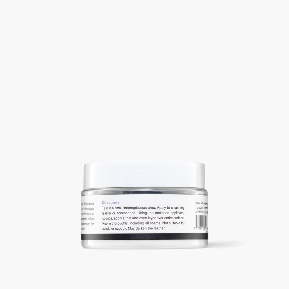 Premium Leather Balm for Shoes, Bags & Furniture - Restores & Protects Genuine Leather - Ideal for Boots, Jackets & Car Seats