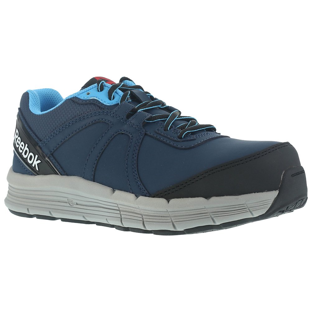 Reebok RB351 Men's Steel Toe Work Shoes - Black Safety Trainer for Construction & Industrial Work