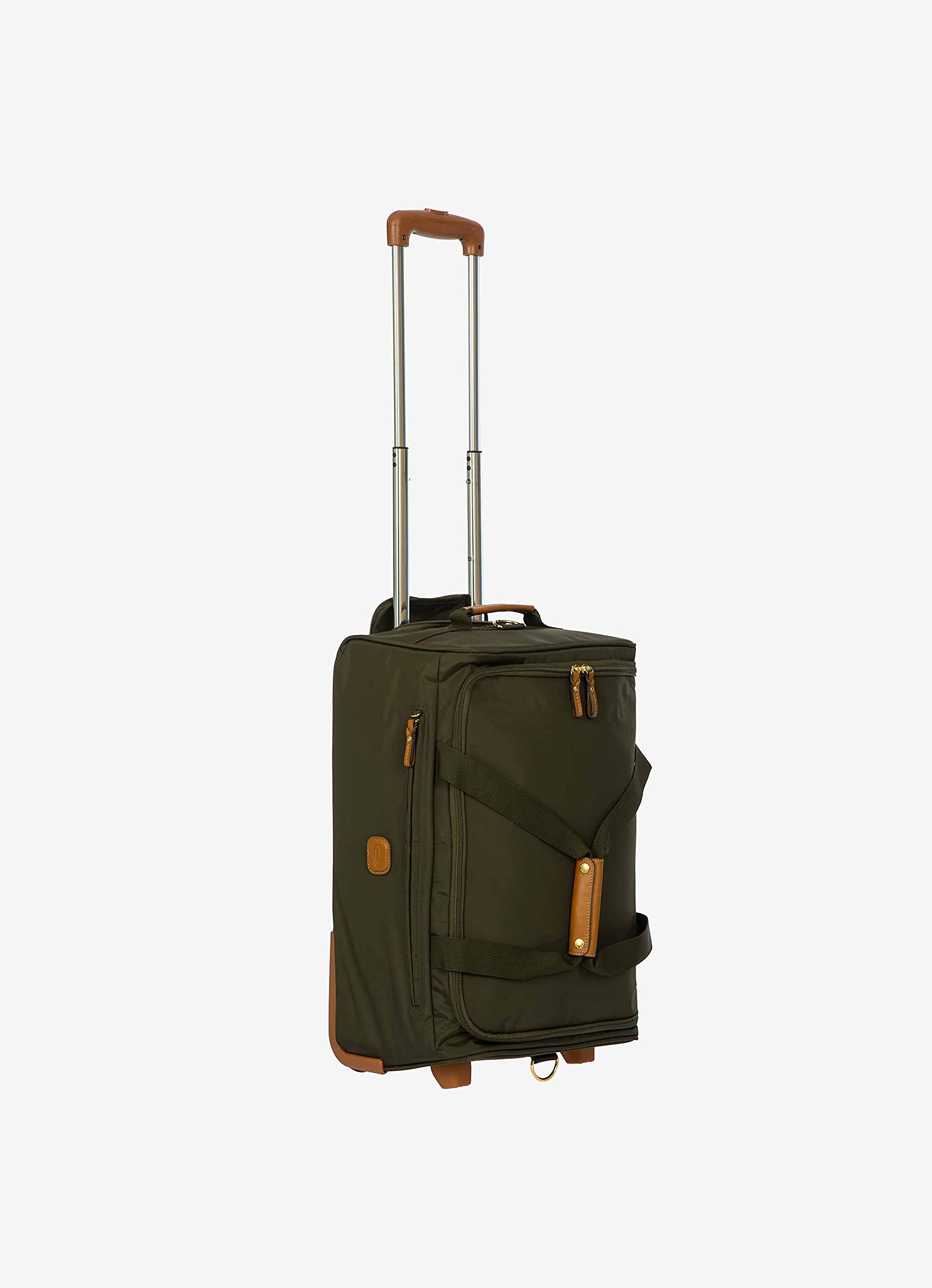 Bric's X-Bag 21 Inch Rolling Duffel Bag - Luxury Carry On Luggage for Men & Women - Waterproof Travel Weekender Bag - Black - Perfect for Business Trips & Weekend Getaways
