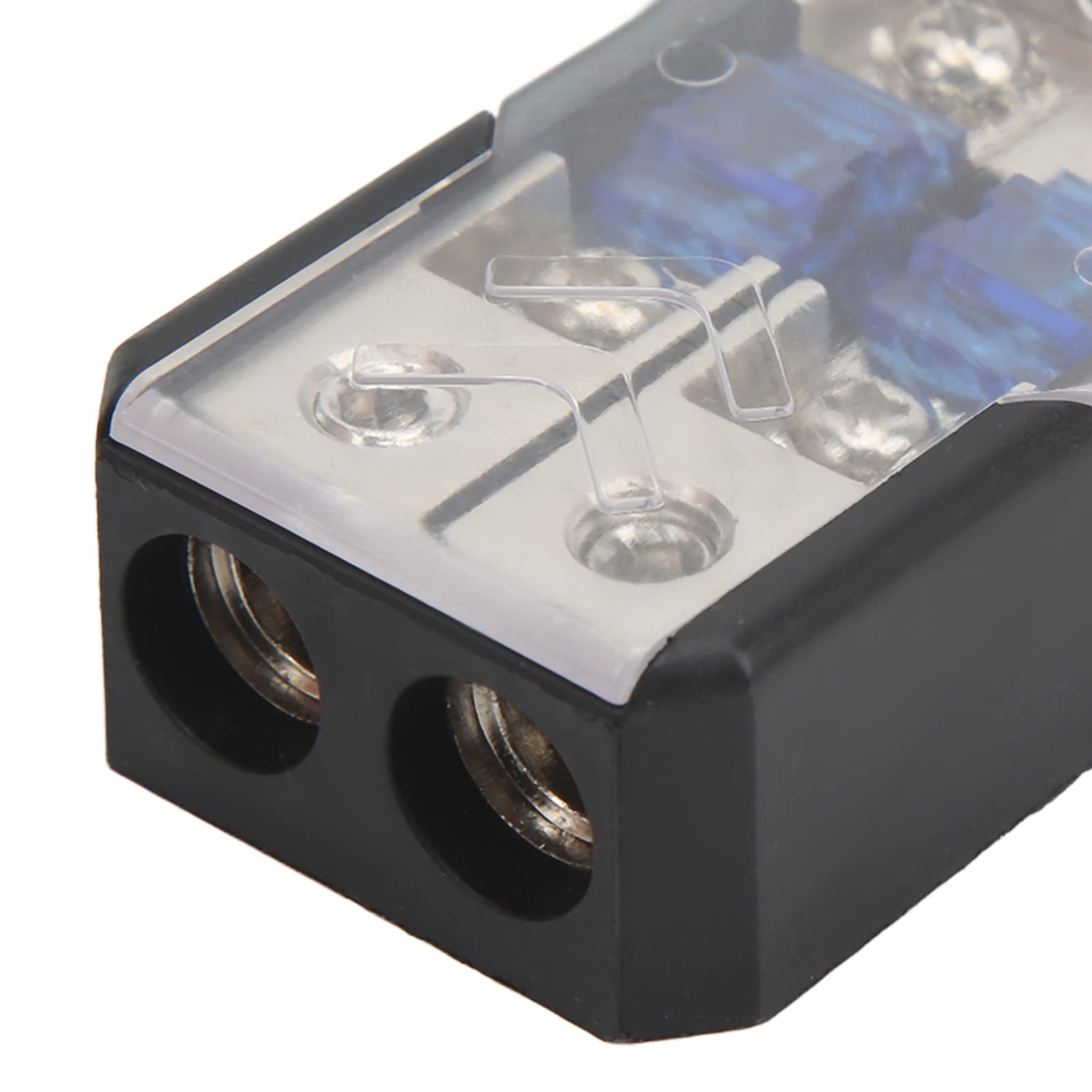Universal 1 In 2 Out Zinc Alloy Power Distribution Block - Safe & Durable Car Audio Power Splitter for Radio & Amplifier Installation | Perfect for Vehicle Sound System Upgrades