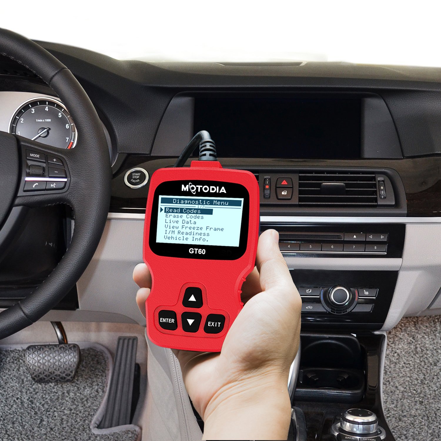 GT85 Professional Automotive Diagnostic Tool - OBD2 Scanner for Car, Truck & SUV - Read & Clear Engine Fault Codes - Compatible with iOS & Android - Perfect for DIY Mechanics & Auto Repair Shops