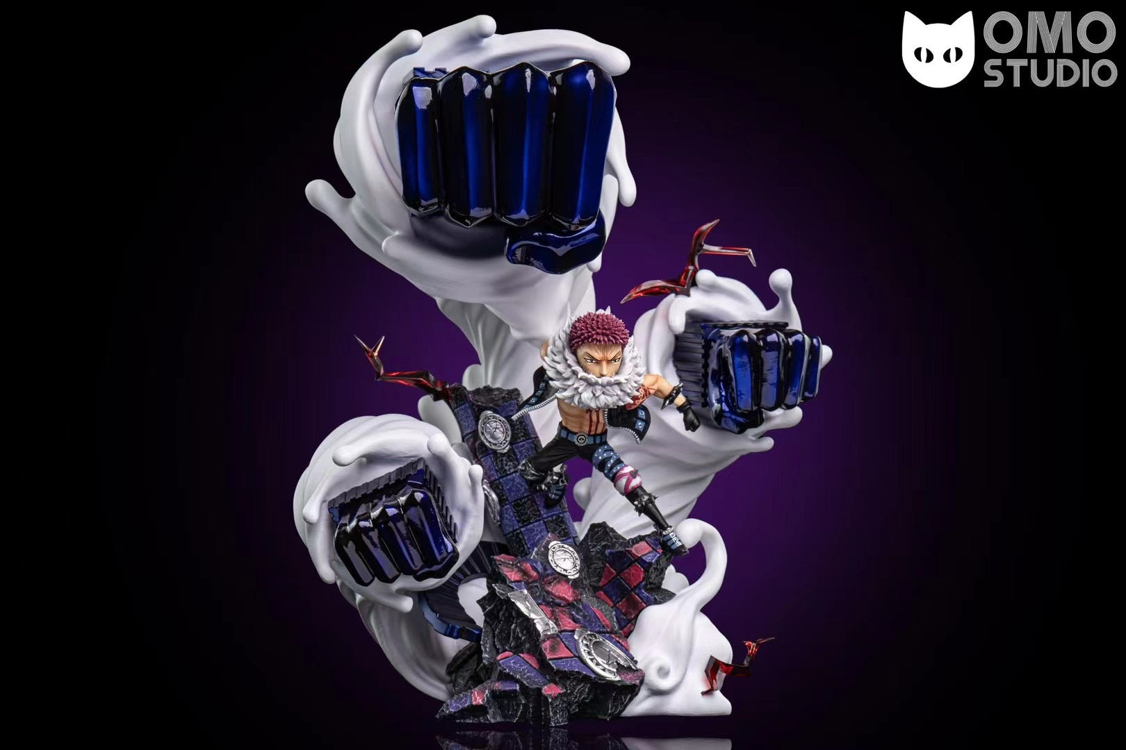 OMO Studio Charlott Katakuri Anime Figure - One Piece Wano Country Arc Collectible for Fans, Display & Gift