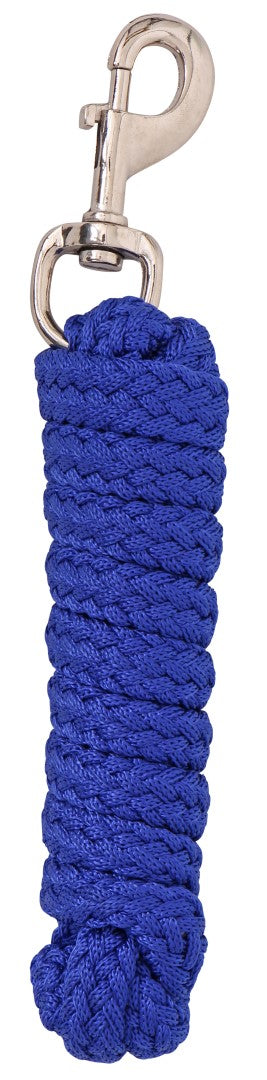 Premium Blue Braided Horse Lead Rope - Durable & Soft Nylon for Training, Grooming & Show - Perfect for Equestrian, Stable & Trail Riding