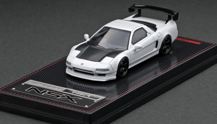 1/64 Scale Honda NSX (NA1) Diecast Model Car - Matte Pearl White Finish | Collectible Toy for Car Enthusiasts & Perfect Gift for Racing Fans
