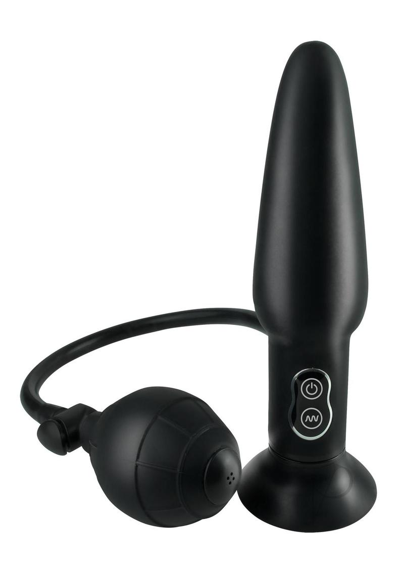 Anal Fantasy Collection Waterproof Vibrating Butt Plug Expander - 5 Inch Black - Perfect for Solo Play & Couples Exploration