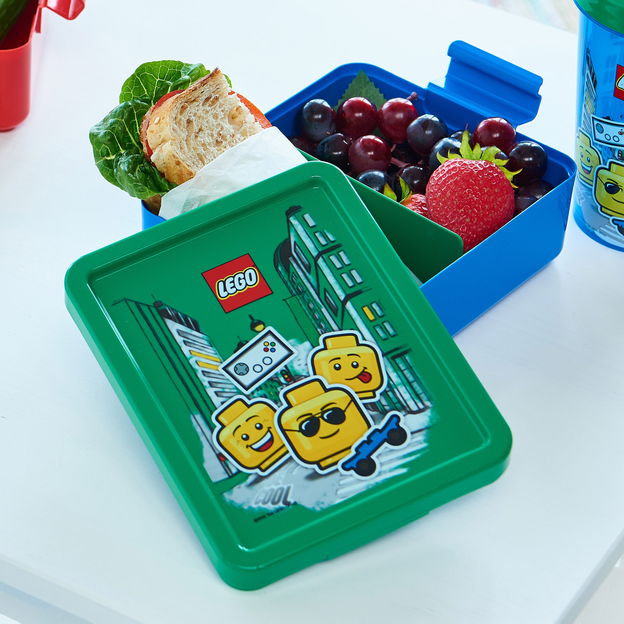 LEGO Lunch Set for Boys - Iconic Building Blocks Toy for Creative Play | Perfect for School, Home & Birthday Gifts