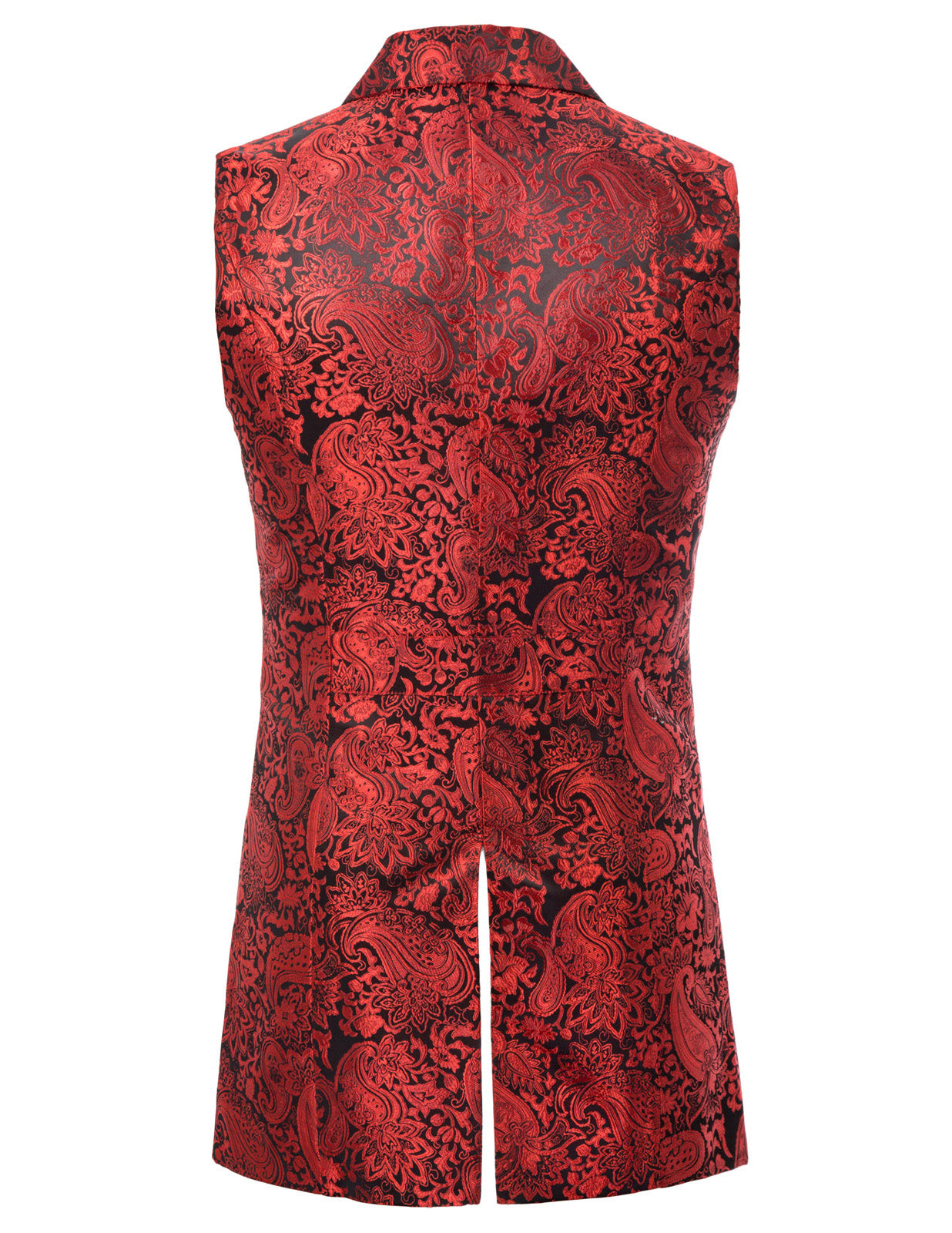 Men's Gothic Steampunk Double Breasted Vest Brocade Waistcoat - Victorian Style Formal Wear for Cosplay, Renaissance Fairs & Steampunk Events