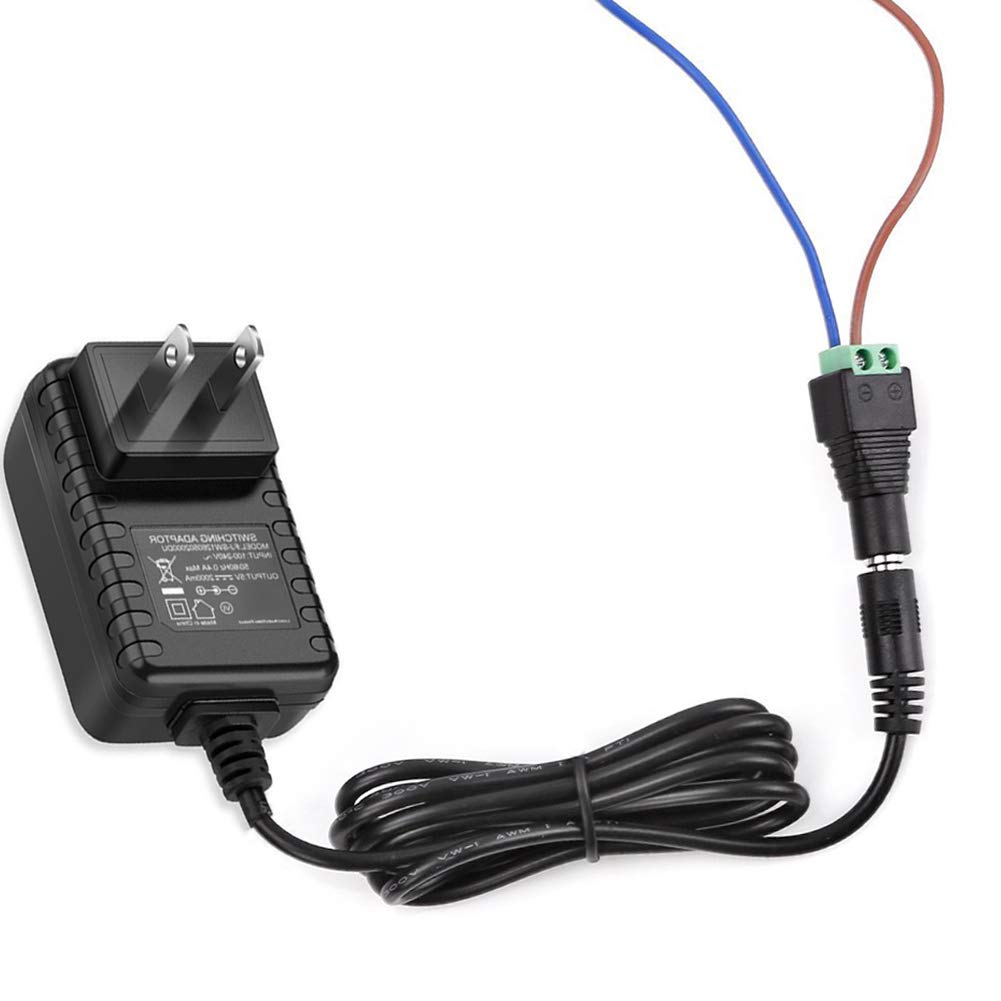12V 2A Power Adapter 24W, AC 120V to DC 12V Converter with 5.5x2.1mm Jack - Universal Power Supply for LED Strip Lights, CCTV Cameras, Hard Drives, Monitors & More (100 Pack) - Perfect for Home Security, Office Electronics & DIY Lighting Projects