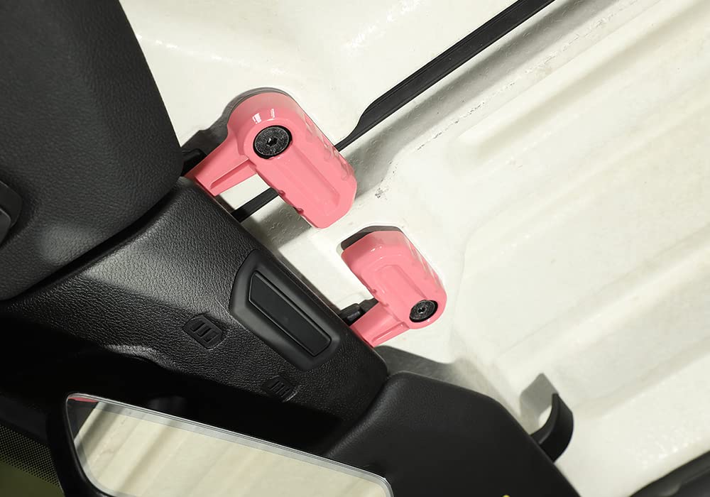 Jeep Wrangler JL & Gladiator JT Hardtop Removal Switch Cover - Interior Accessories & Decor Trim (2018+ Models, Pink) | Perfect for Off-Roading & Custom Jeep Upgrades