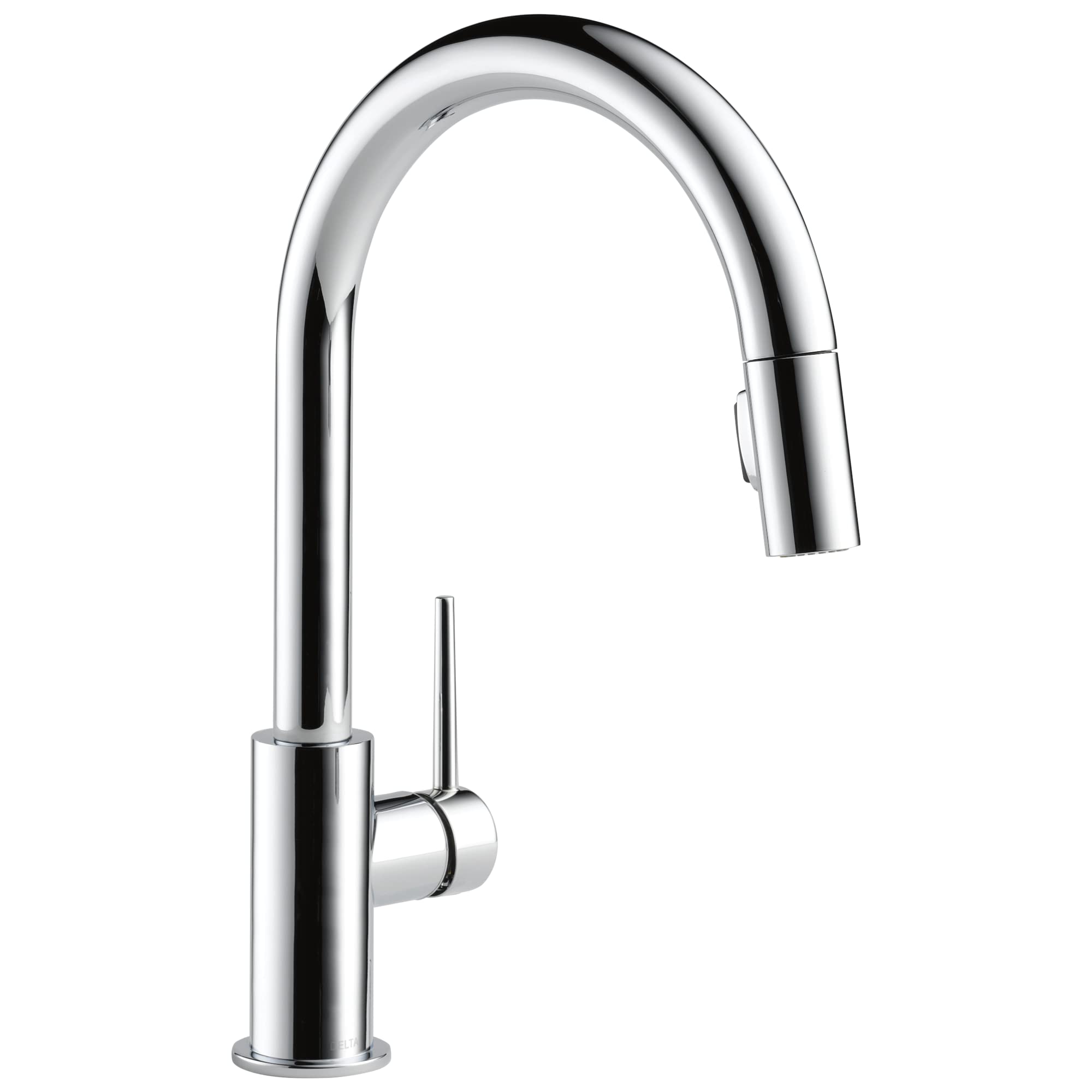 Delta Trinsic Pull-Down Kitchen Faucet in Chrome - Magnetic Docking Spray Head, Single-Handle Sink Faucet with High-Arc Spout (Model 9159-LS-DST) - Perfect for Modern Kitchens, Restaurants & Food Prep Areas