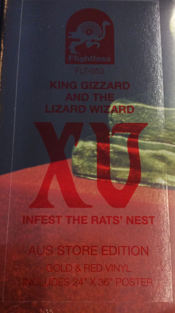 King Gizzard And The Lizard Wizard - Infest The Rats' Nest Vinyl LP Album Gold Edition (Near Mint NM/M) - Limited Collector's Item for Music Enthusiasts & Vinyl Collectors